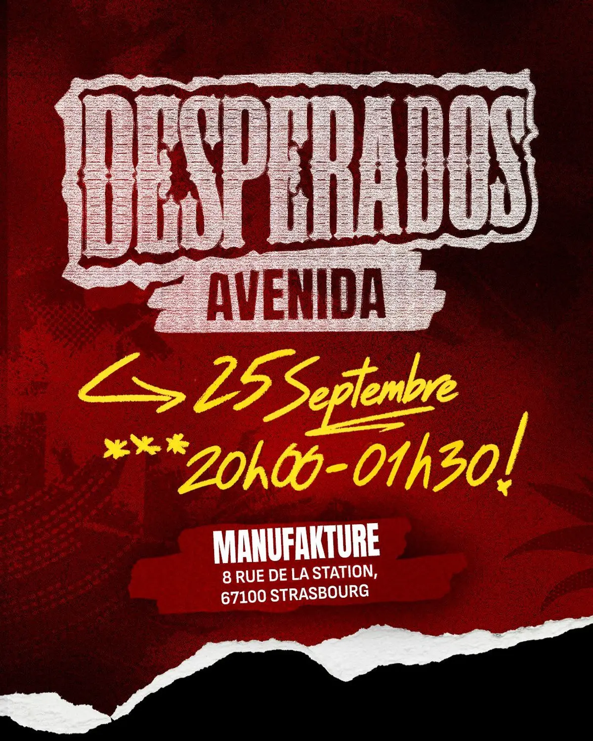Soirée Desperados à la Manuf' Krimmeri : Dj set latino, tattoo & surprises
