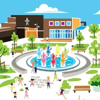 L'été sur la place © Ville de Saint-Louis