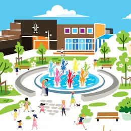 L'été sur la place