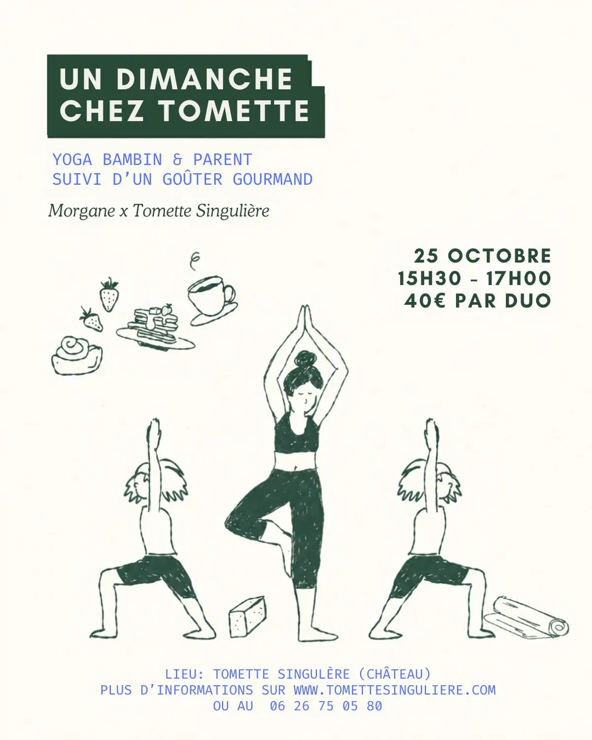 Yoga Bambin Parent | Maison Tomette Singulière à Château