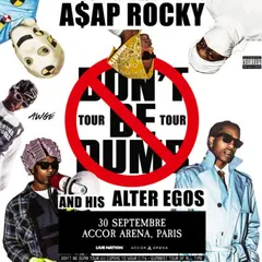 A$AP Rocky à l'Accor Arena