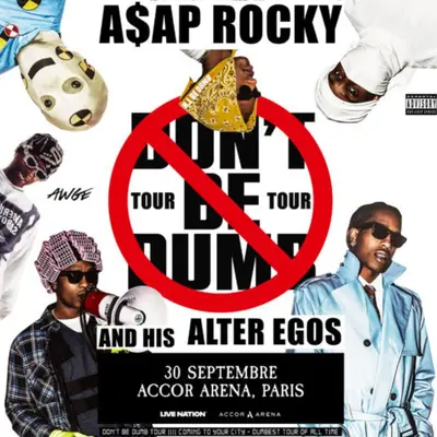 A$AP Rocky à l'Accor Arena