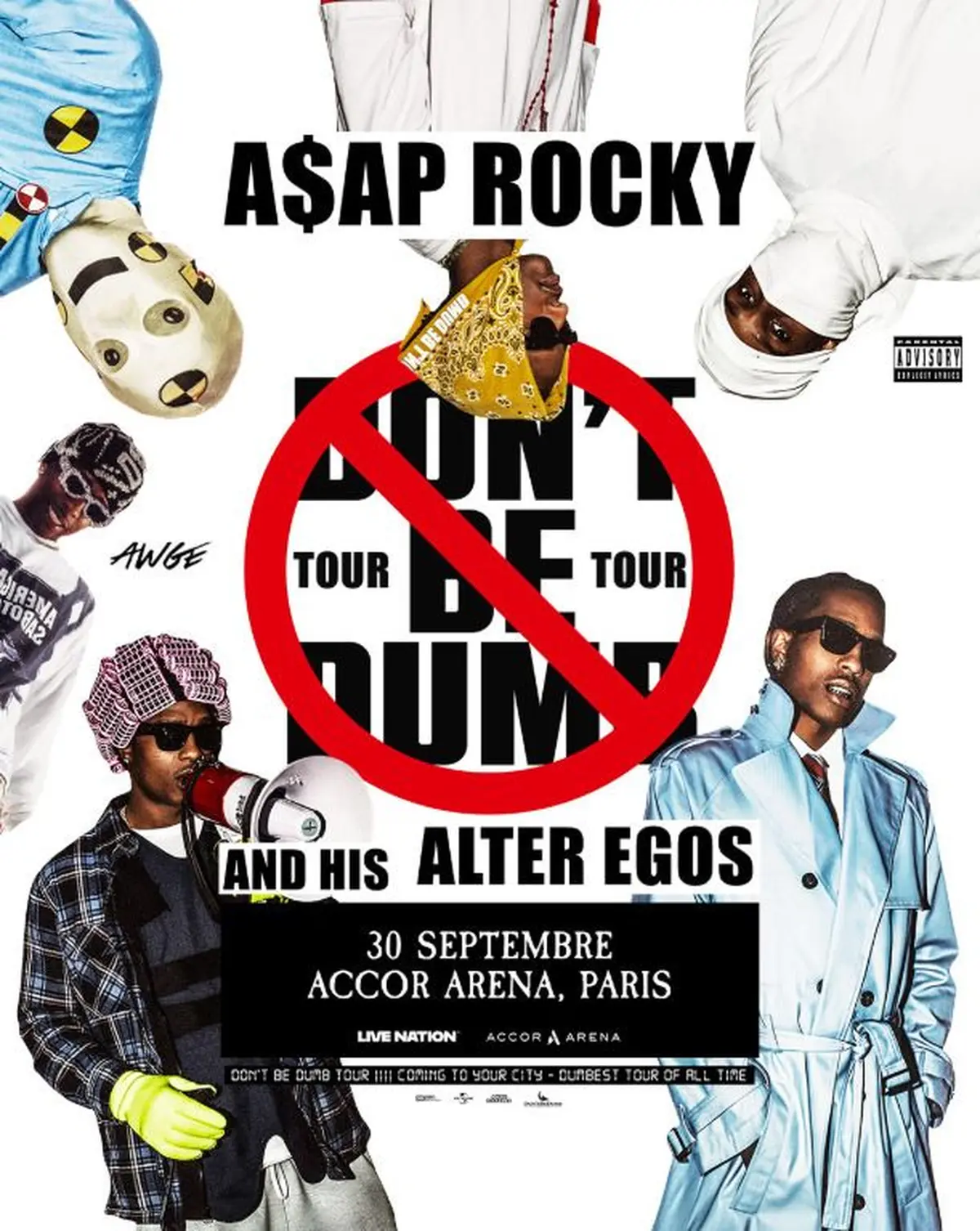 A$AP Rocky à l'Accor Arena