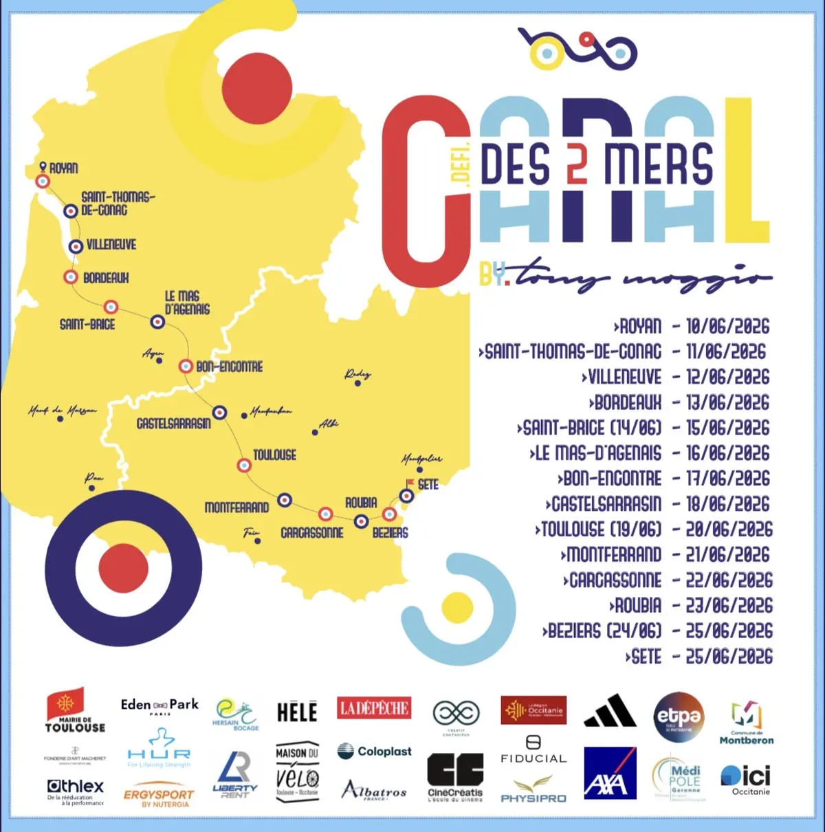 à Force De Bras : Tony Moggio Relie L’atlantique à La Méditerranée