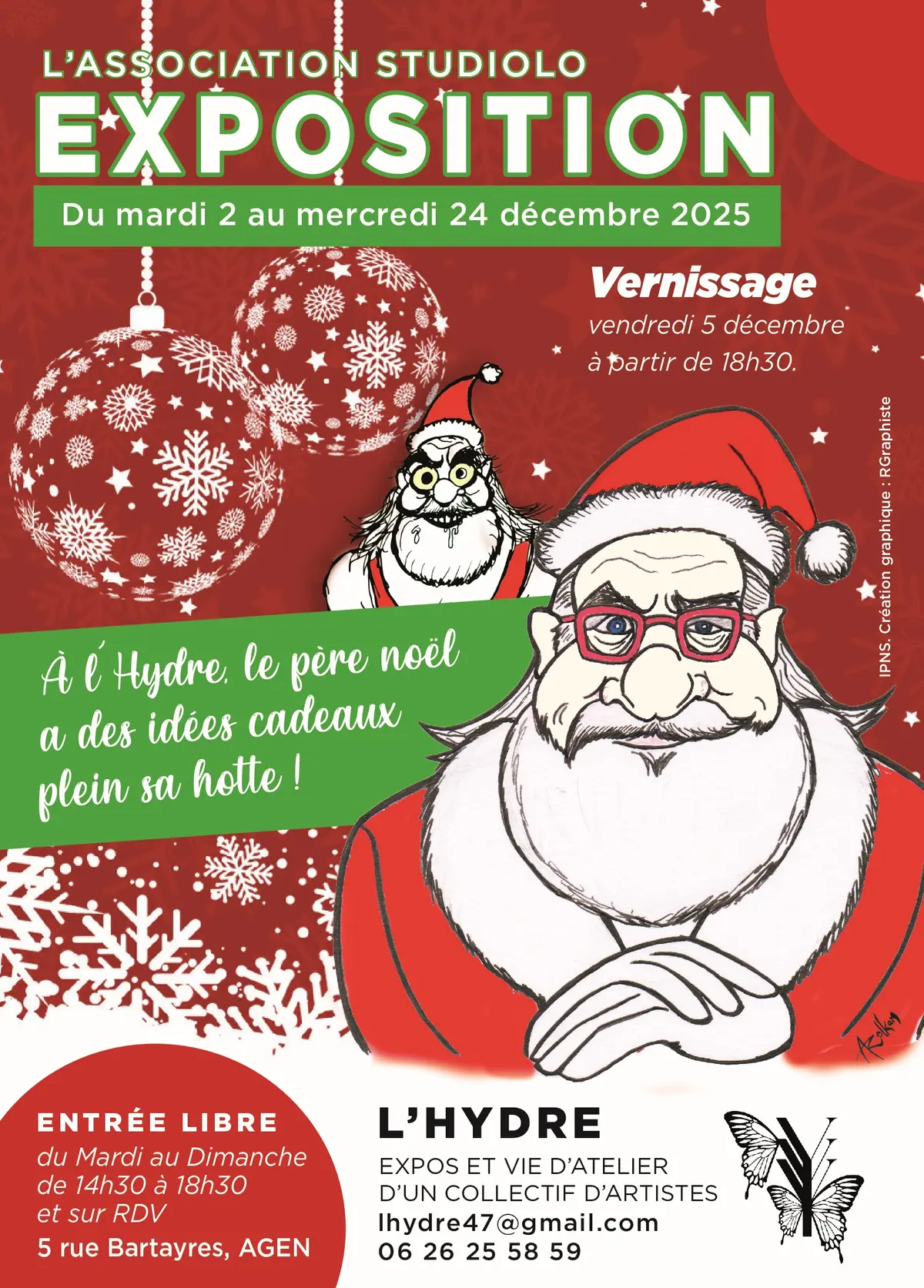 A L’Hydre, le Père Noël a des idées cadeaux plein sa hotte !