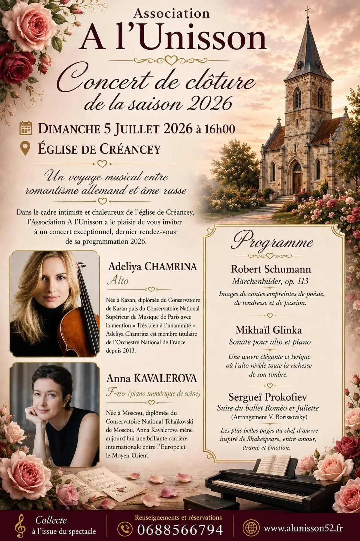 A l'Unisson: Concert de clôture de la saison 2026