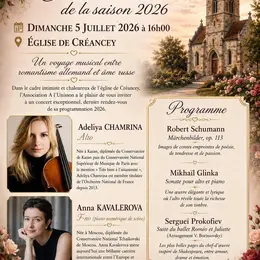 A l'Unisson: Concert de clôture de la saison 2026