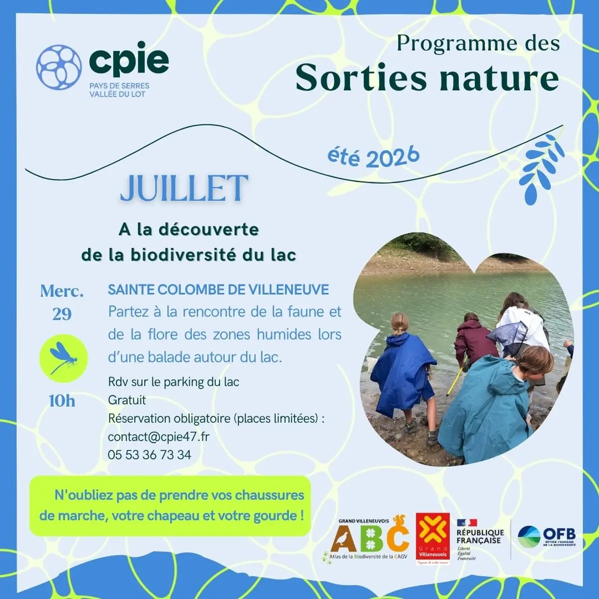 A la découverte de la biodiversité du lac