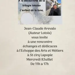 A la découverte de la trilogie lotoise : L'enfant de la lune par Jean-Claude Arévalo