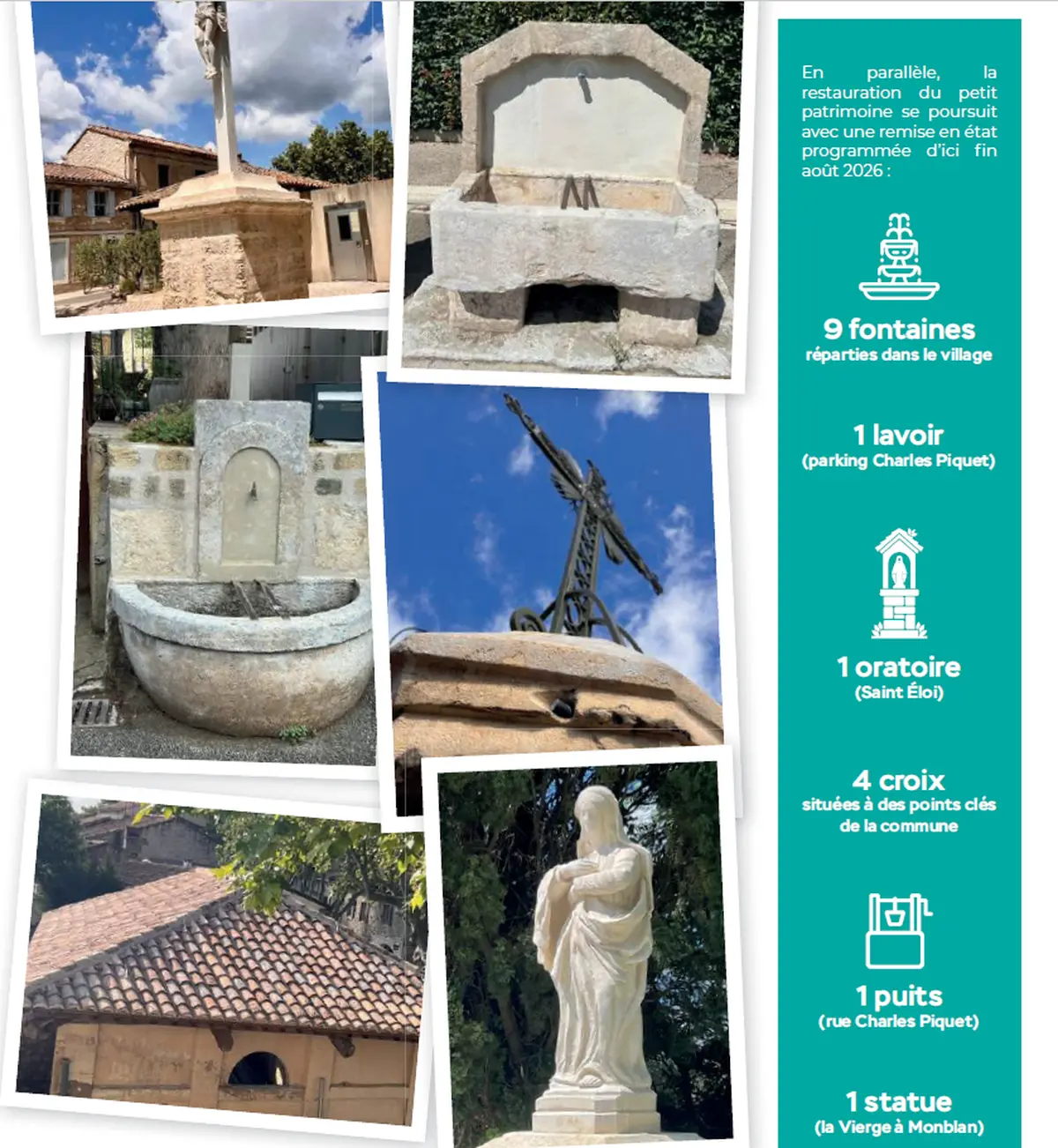 À la découverte du patrimoine de Maussane-les-Alpilles : trois visites libres avec livrets explicatifs
