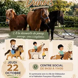 A la découverte du poney avec le Centre Equestre Dunois