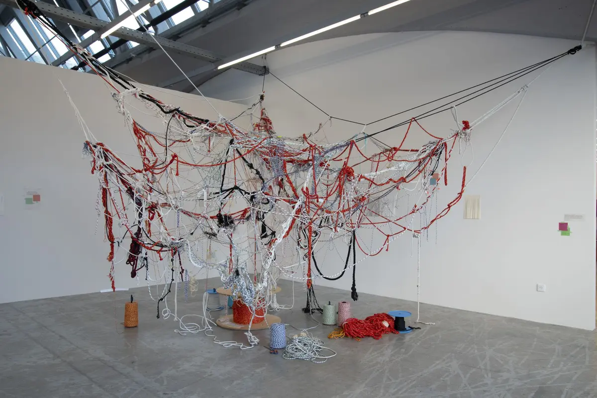 Vue de l'exposition Le souffle de la subsistance - Regionale 26, 2025