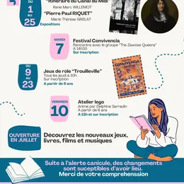 A La Mediatheque D'Ayguesvives