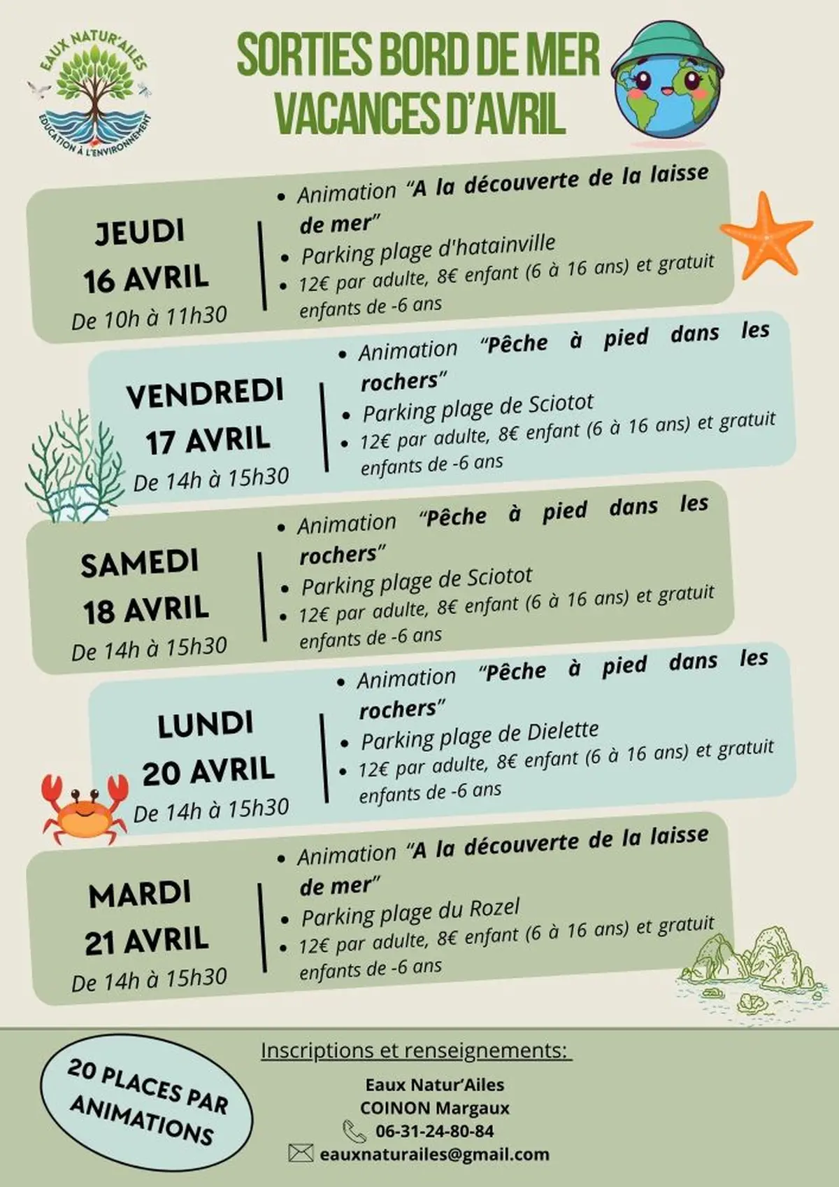 A la pêche à pied dans les rochers