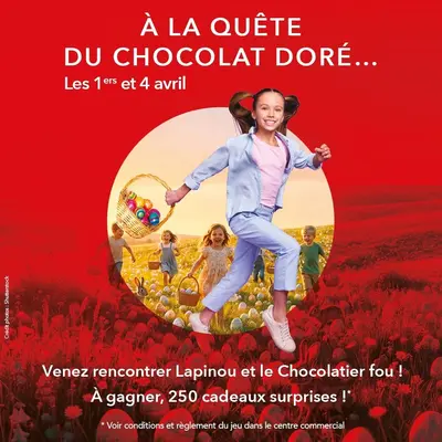 A la quête du chocolat doré... Venez rencontrer Lapinou et le Chocolatier fou