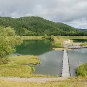 A la recherche es aigles de la vallée, à la réserve départementale de biodiversité d'Argentat