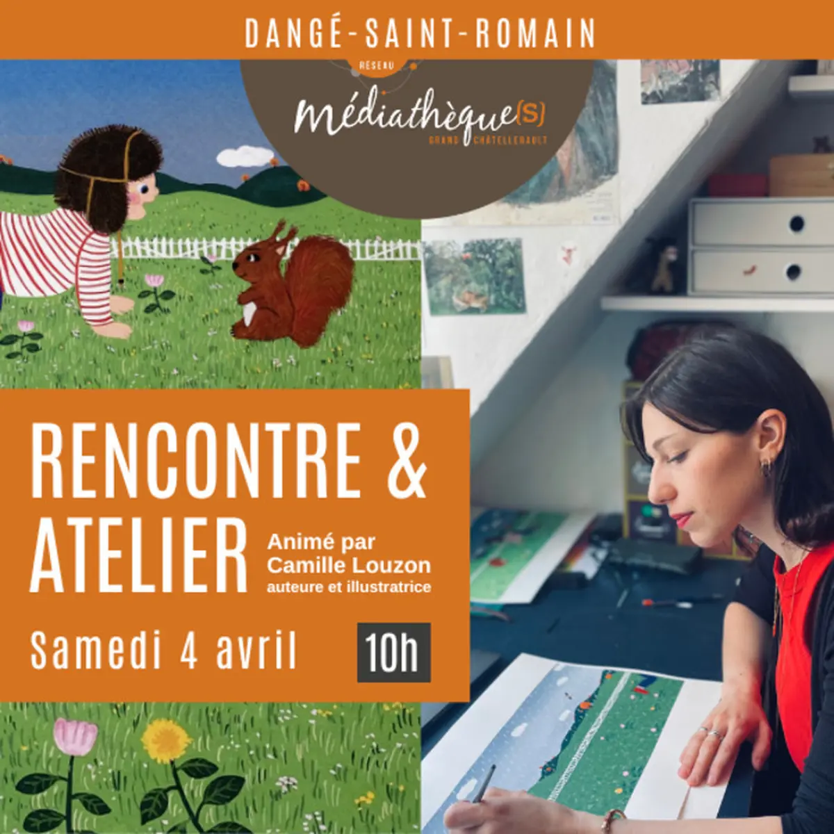 A la rencontre de...Camille Louzon, autrice et illustratrice