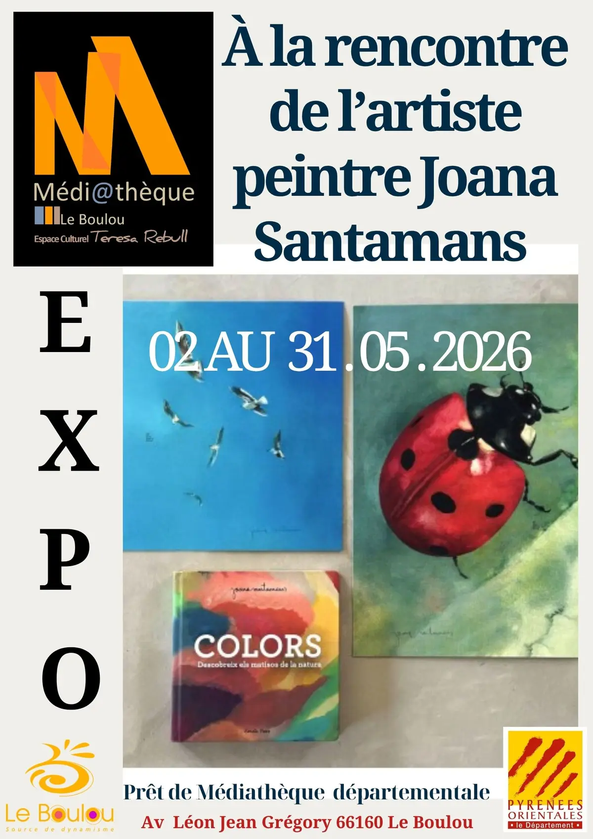 à La Rencontre De L’artiste Peintre Joana Santamans