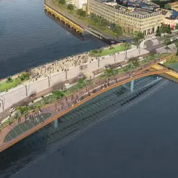 À Nantes, ce pont va rouvrir dès novembre avec un belvédère et un jardin suspendu sur la Loire