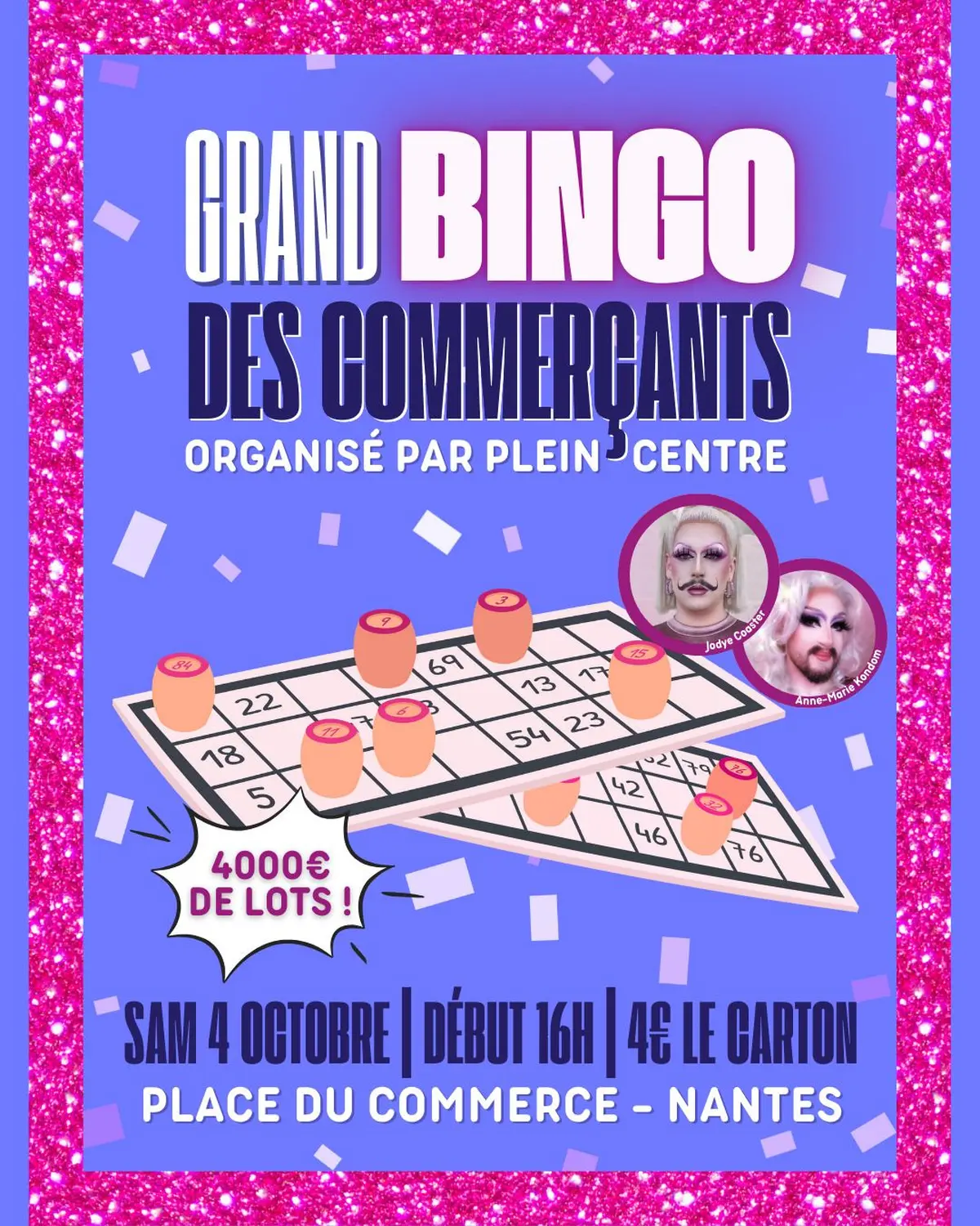 À Nantes, un bingo géant va faire gagner 5 000 € de cadeaux en plein centre-ville