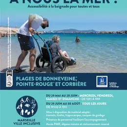 À nous la mer ! - Dispositif d'accès à la baignade adaptée