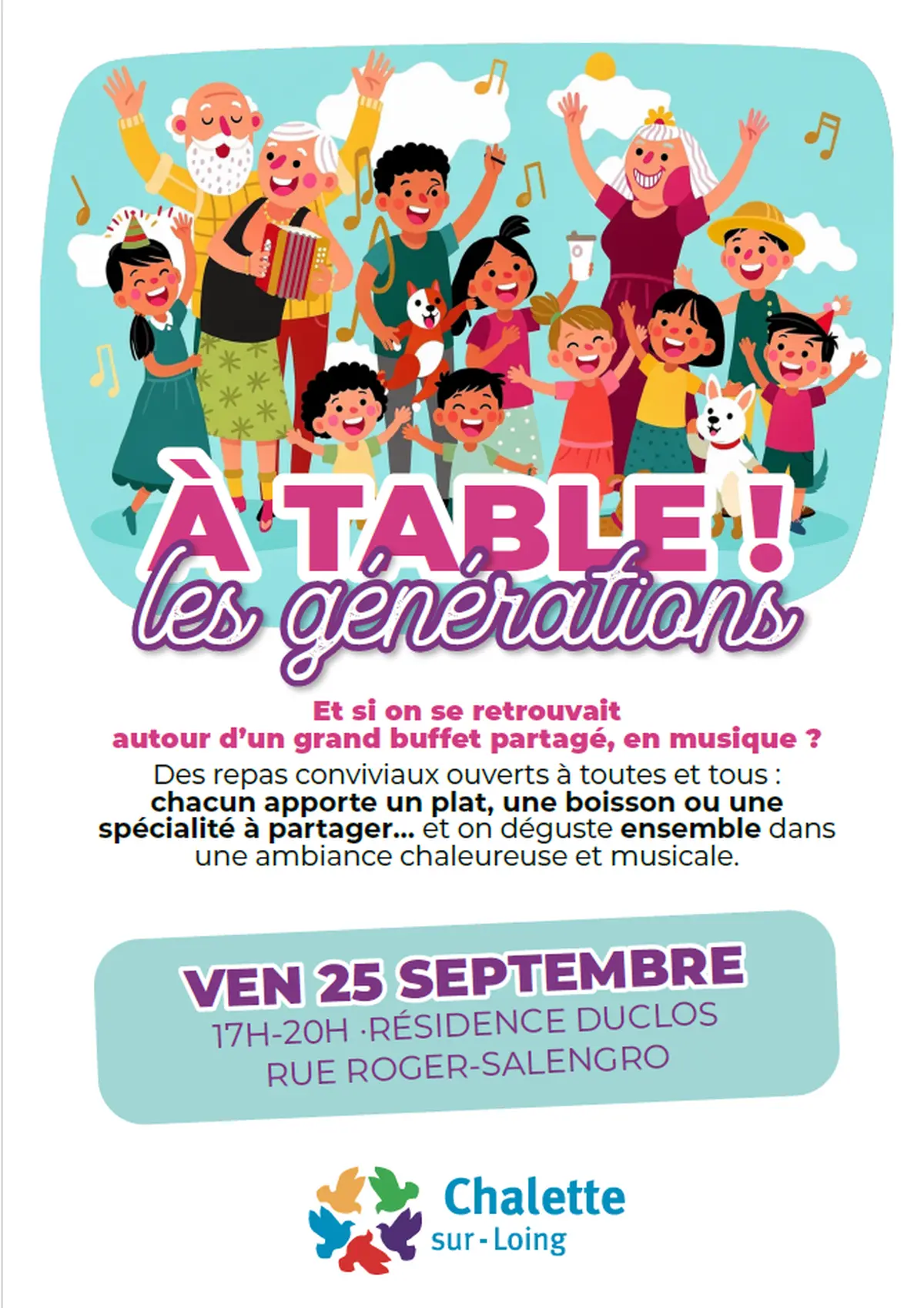 À table les générations !