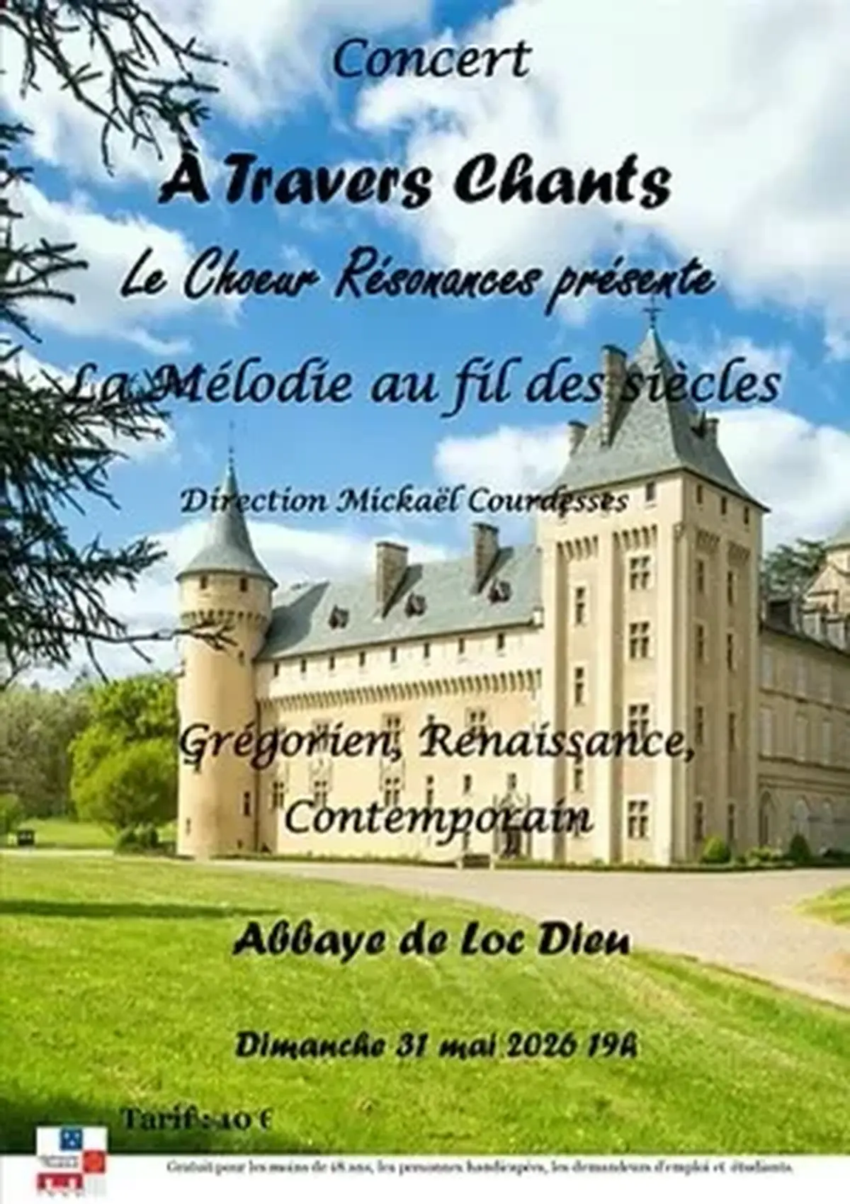 A travers chants à l'abbaye de Loc Dieu