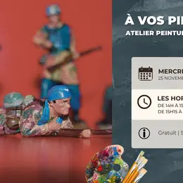 À vos pinceaux : atelier de peinture sur figurine !
