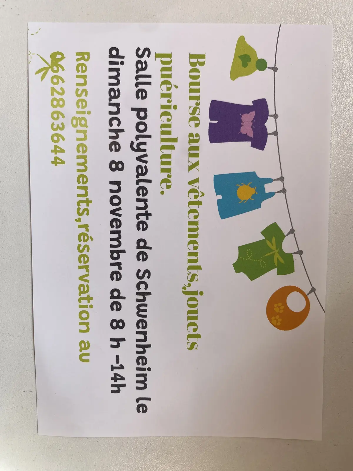 Bourse aux jouets ,vêtements,puériculture 