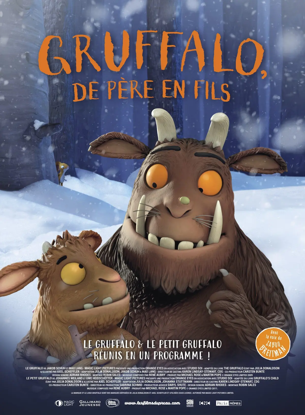 Cinéma des tout petits - Gruffalo, père et fils
