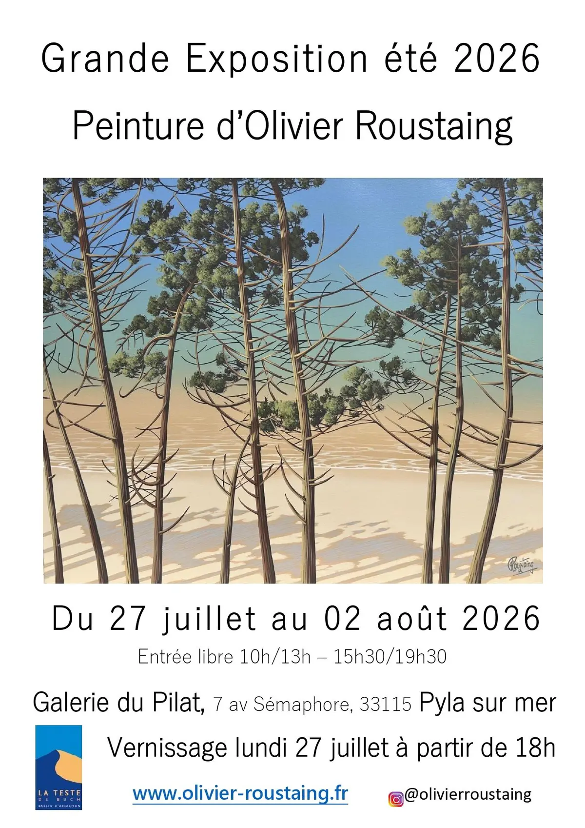 Exposition peinture Olivier Roustaing