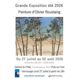 Exposition peinture Olivier Roustaing
