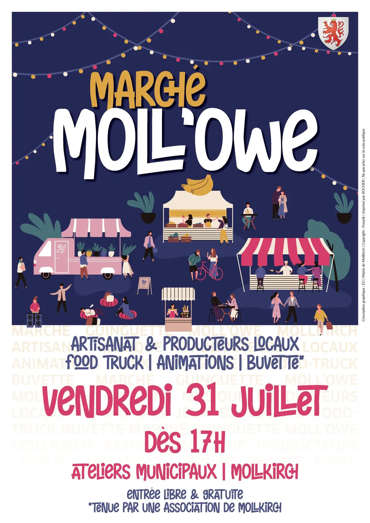 Moll'Owe, le marché guinguette de Mollkirch