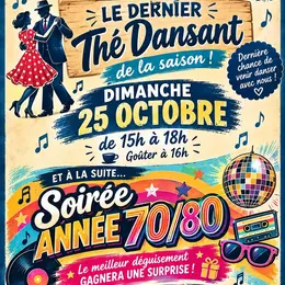 thé dansant et soirée année 70/80