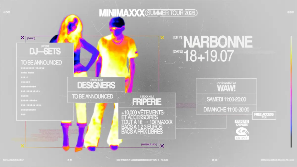 MINIMAXXX Friperie + DJ-sets + Designers