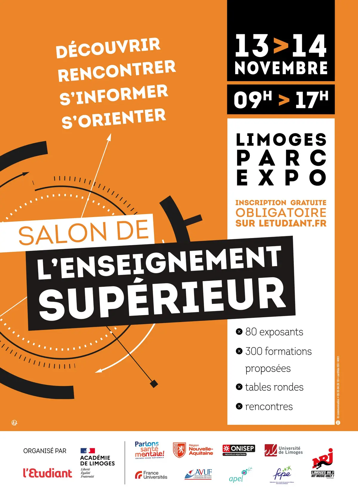 Le Salon de l’enseignement supérieur à Limoges