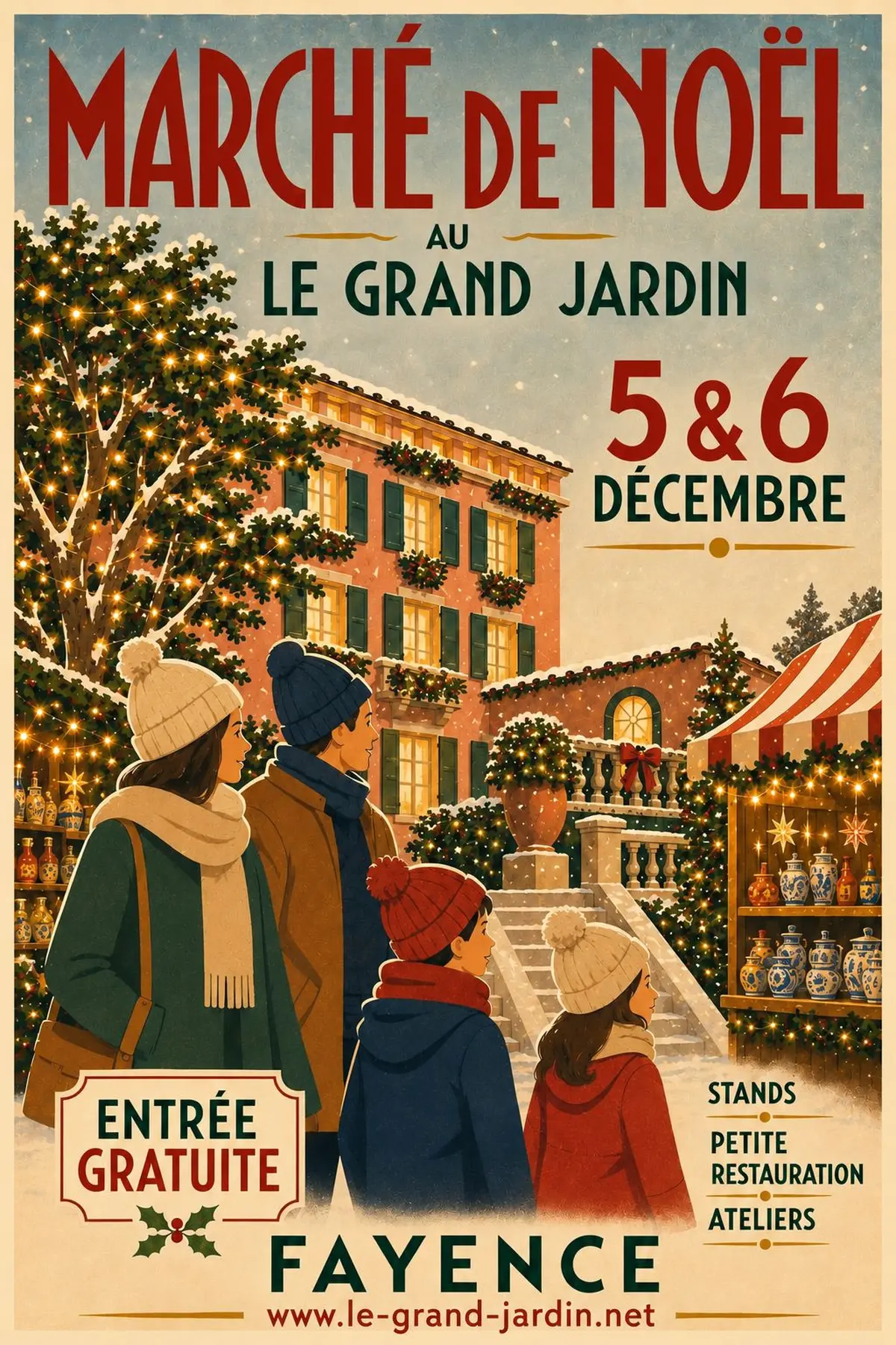 Marché de Noel du Grand Jardin