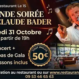 Soirée spéctacle Jean Claude BADER nous chante Johnny Halliday