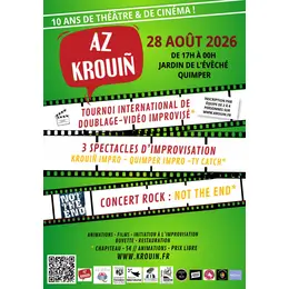 AZ Krouiñ fête ses 10 ans ! Spectacles d'impro et concert rock