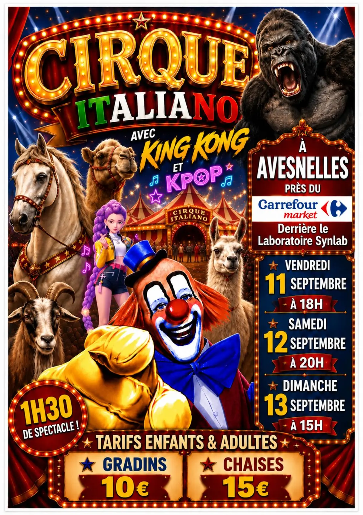 Spectacle du Cirque Italiano