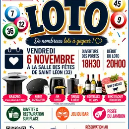 Loto de l'association Une Note d'Espoir