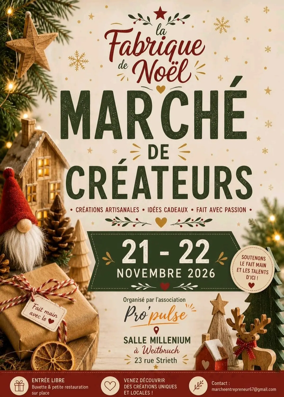 Marché de créateurs et entrepreneurs 