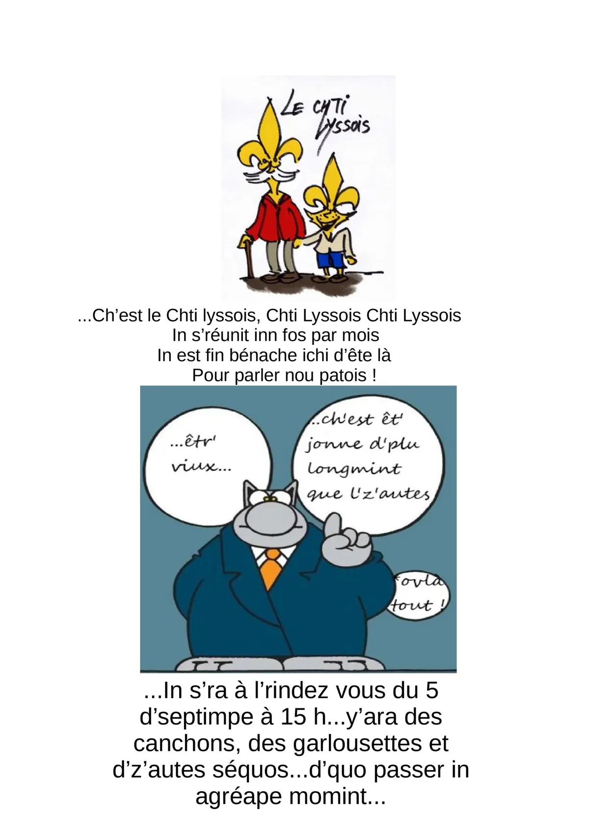 Rencontres patoisantes des Chti Lyssois