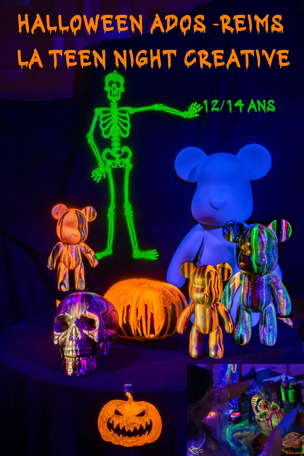 Teen Night créative : la sortie ados pour la soirée d'halloween à Reims 12/14 an