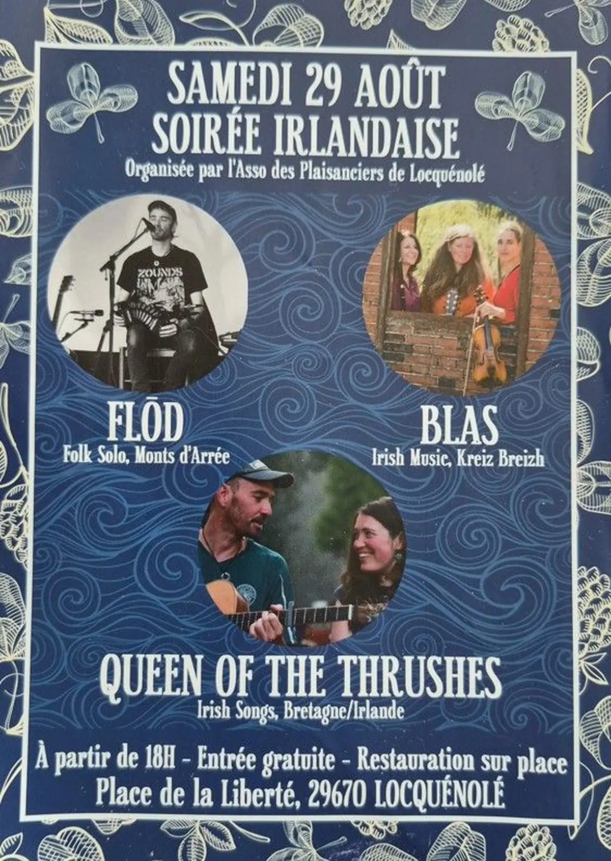 SOIREE IRLANDAISE - Association des Plaisanciers de  Locquénolé
