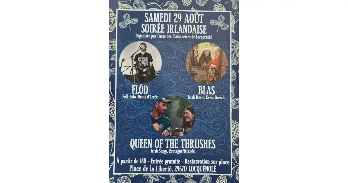 SOIREE IRLANDAISE - Association des Plaisanciers de Locquénolé