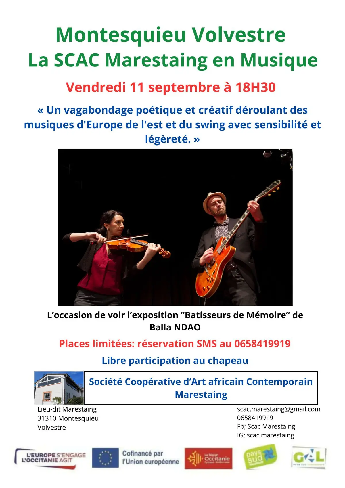 Spectacle musique de Vent d'Est