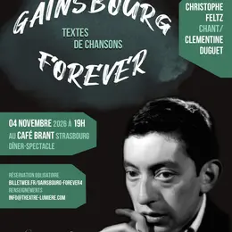 Théâtre musical Gainsbourg Forever d'après Serge Gainsbourg