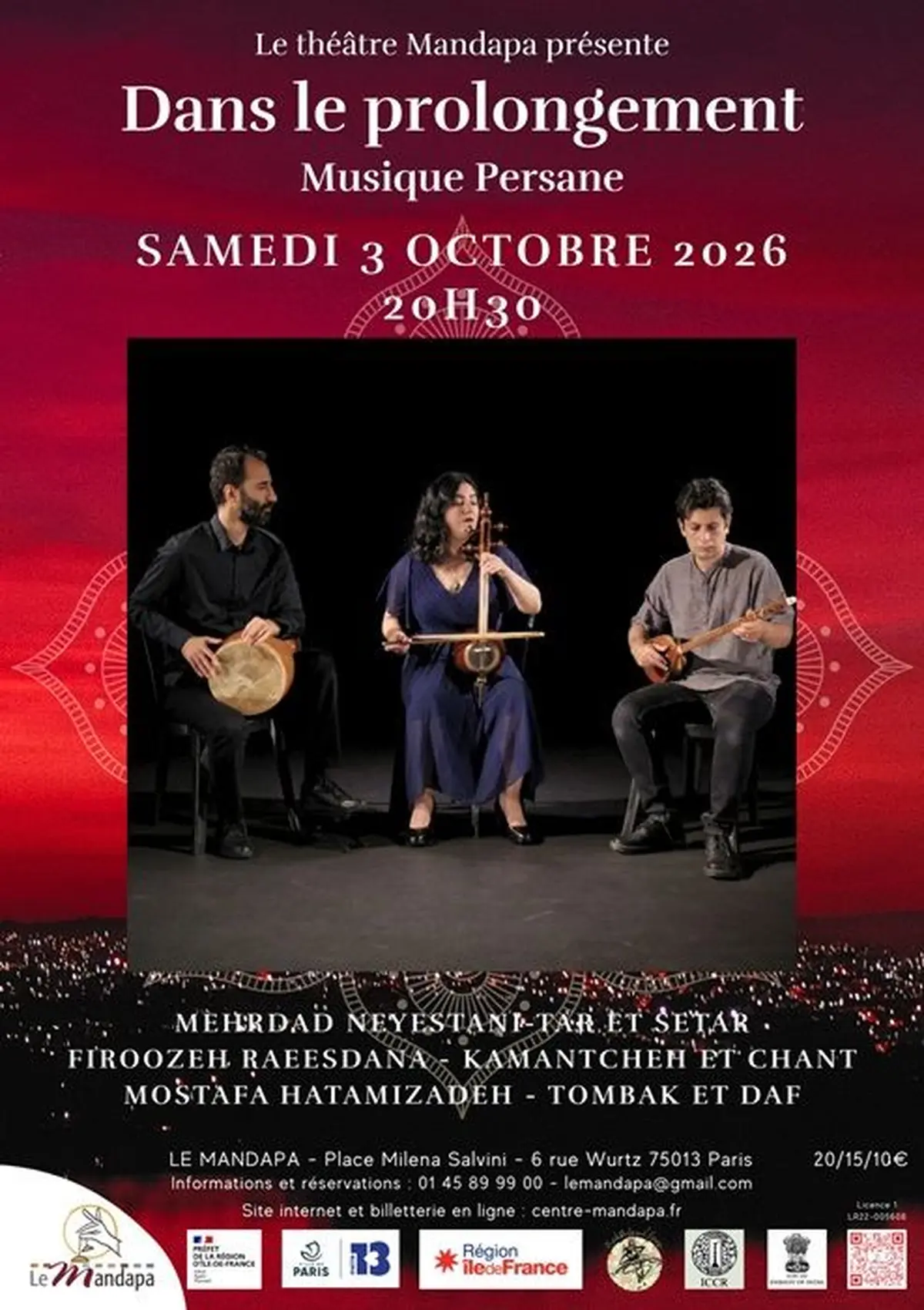 Dans le prolongement - Musique Persane