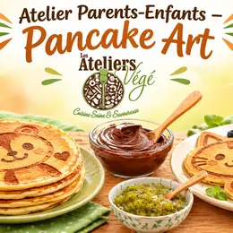 Cours de pâtisserie végétale Atelier Parents-Enfants : Pancake Art